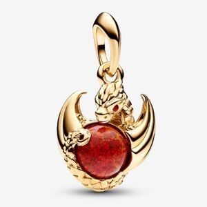 NWOT Game of Thrones Dragon Fire Dangle Charm
14k gold plating